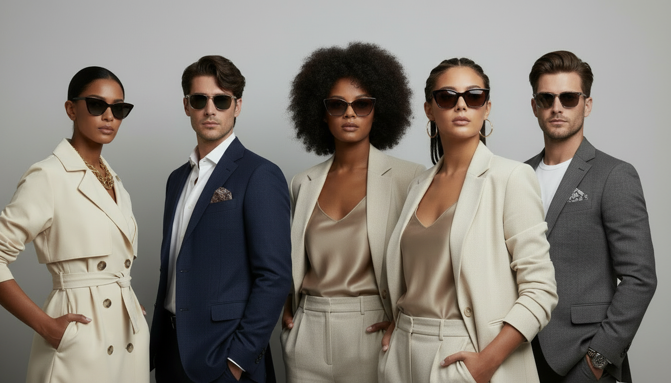 clothing and eye ware  models 